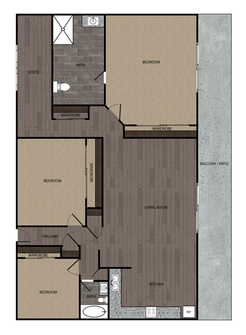 a floor plan of a home